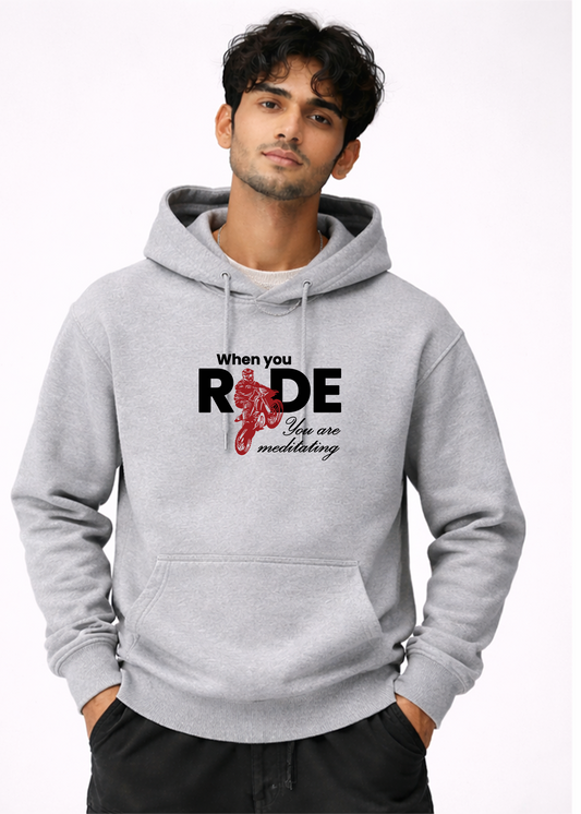 Ride and Meditation Unisex Hoodie